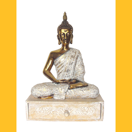 Schatullen Thailandische Buddha Figur 30 Cm Mit Holz Schatulle Schmuckschatulle